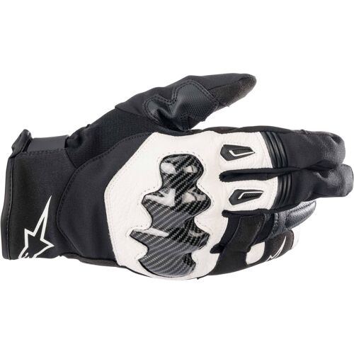 Alpinestars Smx-1 Drystar® Gants De Moto Imperméables, Noir-Blanc, Taille L Pour Hommes