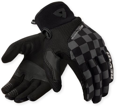 Revit Surge Chess Gants De Moto, Noir-Gris, Taille 3xl Pour Hommes