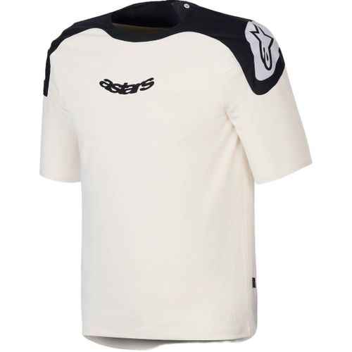 Alpinestars A-Aria Polartec Elite Maillot De Vélo À Manches Courtes, Beige, Taille Xl Pour Hommes