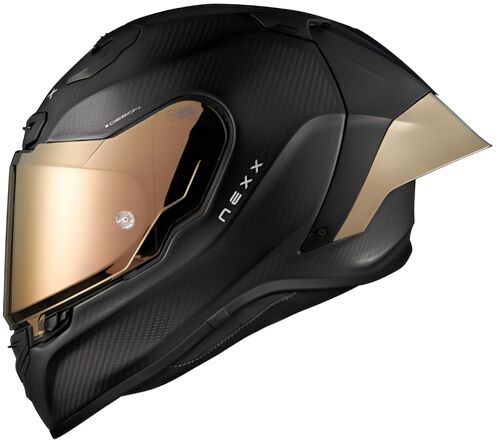Nexx X.R3r Zero Pro 2 Casque, Noir-Or, Taille S Pour Hommes