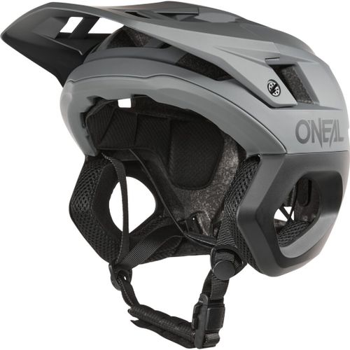 Oneal Trapper Solid Casque De Vélo, Noir-Gris, Taille M L Pour Hommes