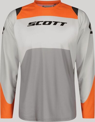 Scott Evo Race Bright White Maillot De Motocross, Blanc-Orange, Taille M Pour Hommes