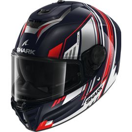 Shark Spartan Rs Byrhon Casque, Blanc-Rouge-Bleu, Taille Xs Pour Hommes