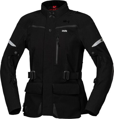 Ixs Venture-Stx 1.0 Imperméable Dames Moto Textile Veste, Noir, Taille S Pour Femmes