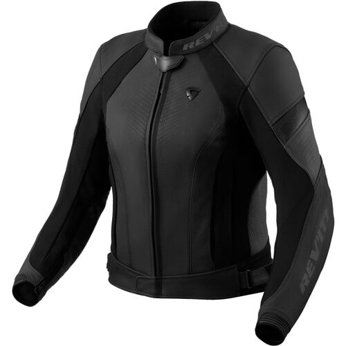 Revit Xena 4 Ladies Blouson En Cuir De Moto Pour Femmes, Noir-Gris, Taille 46
