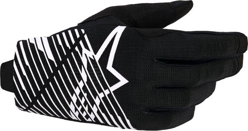 Alpinestars Radar Pro Gants De Motocross, Noir-Blanc, Taille S Pour Hommes