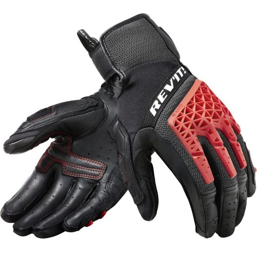 Revit Sand 4 Gants De Moto, Noir-Rouge, Taille S Pour Hommes
