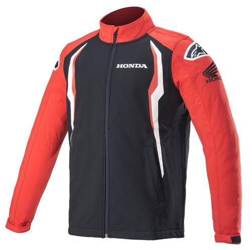 Alpinestars Honda Veste Softshell, Noir-Rouge, Taille 3xl Pour Hommes