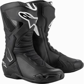 Alpinestars Smx-6 V3 Bottes De Moto, Noir-Blanc, Taille 41 Pour Hommes
