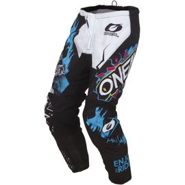 Oneal Element Villain Pantalon De Motocross, Blanc, Taille 36 Pour Hommes
