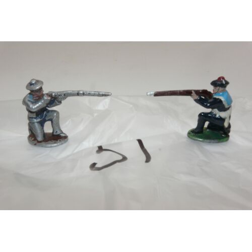 Quiralu - 2 Marins En Position Tireur Agenouille - 1/43e