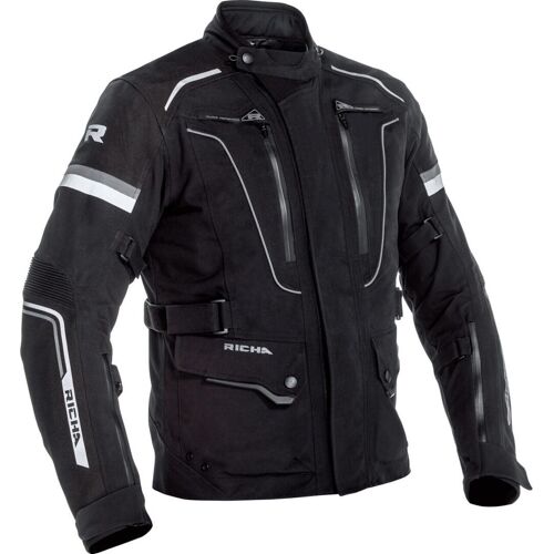 Richa Infinity 2 Pro Veste Textile De Moto Pour Dames, Noir-Gris-Blanc, Taille 6xl Pour Femmes