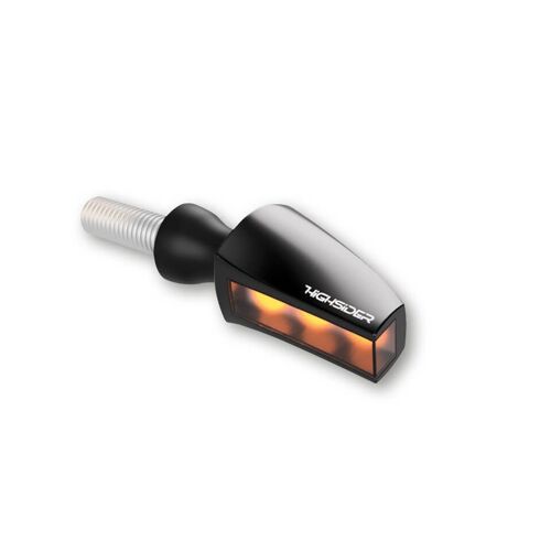 Highsider Led Clignotant Flight, Verre Teinté, Noir