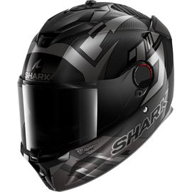 Shark Spartan Gt Pro Carbon Zarco Track Racer Casque, Charbon-Anthracite, Taille S Pour Hommes