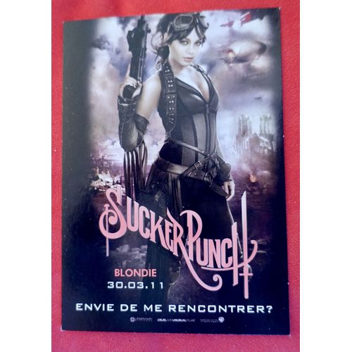Carte Postale Cinéma. Film Sucker Punch . Réalisateur Zack Snyder . Sortie Le 30 Mars 2011.