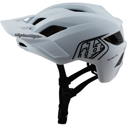 Troy Lee Designs Mips Flowline Point Casque De Vélo, Blanc, Taille M L Pour Hommes