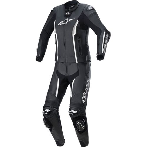 Alpinestars Stella Missile V2 Costume En Cuir Femme Deux Pièces, Noir-Blanc, Taille 46 Pour Femmes
