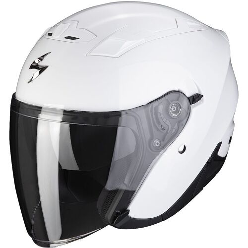 Scorpion Exo-230 Solid Casque Jet, Blanc, Taille Xs 54 55 Pour Hommes