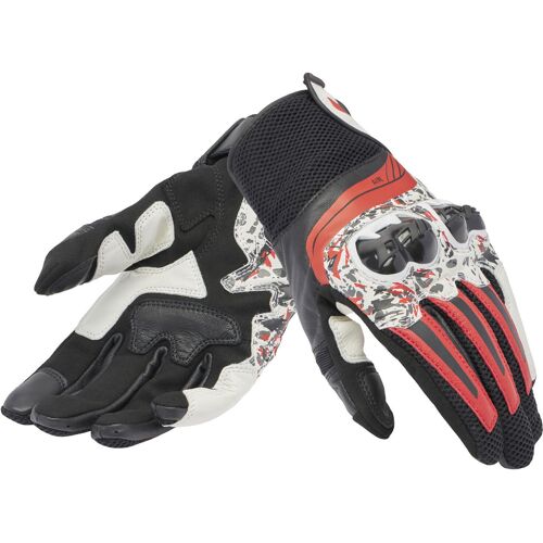 Dainese Mig 3 Unisex Gants De Moto, Noir-Blanc-Rouge, Taille 2xs Pour Hommes
