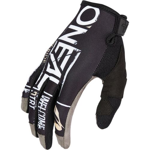 Oneal Mayhem Nanofront Attack Gants De Motocross, Noir-Blanc, Taille Xl Pour Hommes