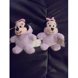 2 mini peluches minnie disney