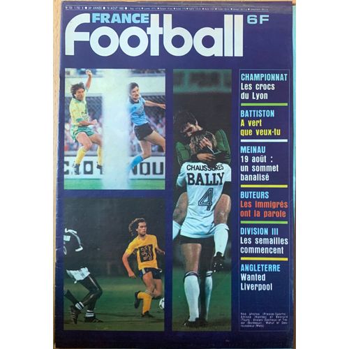 France Football 19.8.80