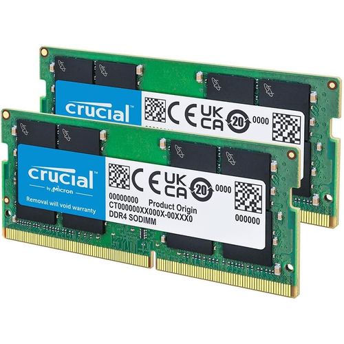 RAM 16Go Kit (2x8Go) DDR4 2400MHz CL17 Mémoire d`ordinateur Portable CT2K8G4SFS824A