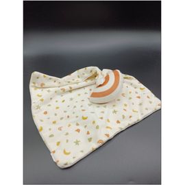 Doudou Arc En Ciel Lune Mouchoir Beige Vert Marron Blanc - Zeeman
