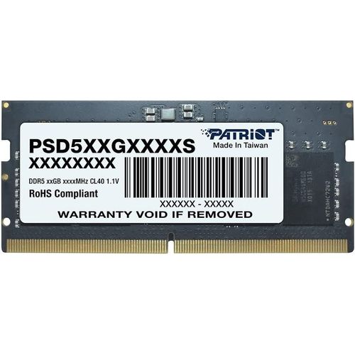 Signature DDR5 RAM 16 Go (1X16 Go) 5200MT/s CL42 SODIMM Laptop/Notebook Memory Module - PSD516G520081S