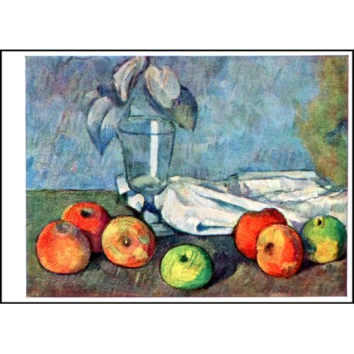 Cézanne Paul Lot 6 Cartes Postales Tableaux Peinture