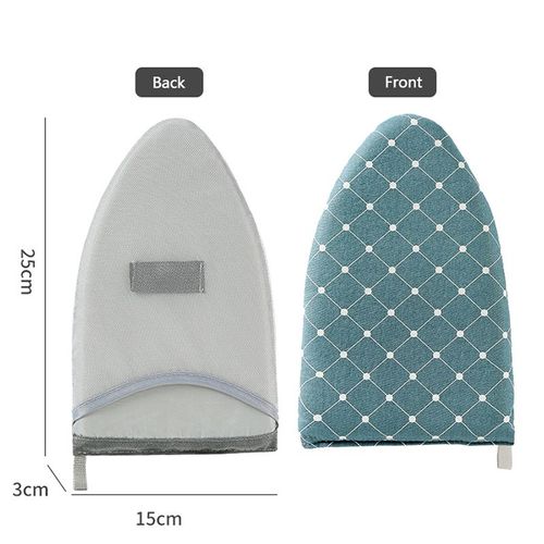 Planche à repasser Portable pour articles ménagers,Mini coussin de fer Anti-brûlure,gants de couverture,planche à repasser de voyage,Mini planche à repasser à main - Type Blue pointed tip-1pcs