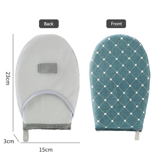 Planche à repasser Portable pour articles ménagers,Mini coussin de fer Anti-brûlure,gants de couverture,planche à repasser de voyage,Mini planche à repasser à main - Type Blue round head-1pcs