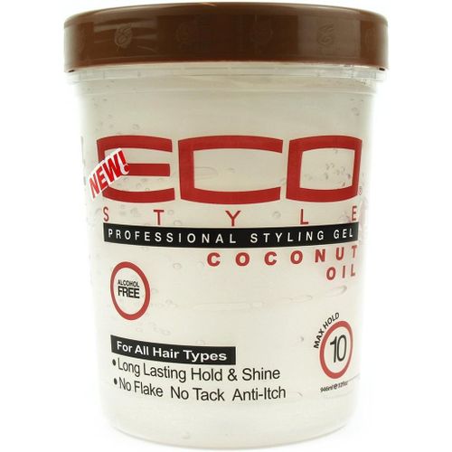 Loc-R Gel Coiffant Professionnel À L¿Huile De Coco Tenue Maximale 946 Ml 