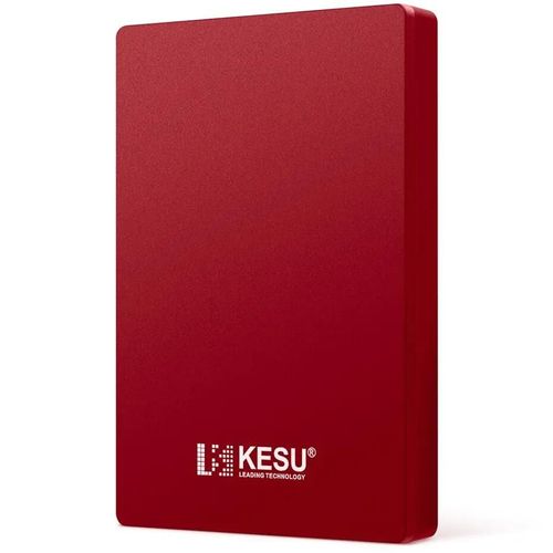 ORE-KESU-Disque dur externe HDD portable,2.5 pouces,250 Go,320 Go,500 Go,1 To,USB 3.0,compatible avec PC,Mac,ordinateur de bureau,MacPle-500 Go-RED