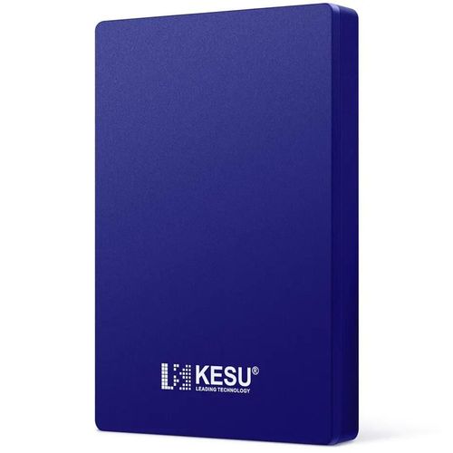 ORE-KESU-Disque dur externe HDD portable,2.5 pouces,250 Go,320 Go,500 Go,1 To,USB 3.0,compatible avec PC,Mac,ordinateur de bureau,MacPle-500 Go-BLUE