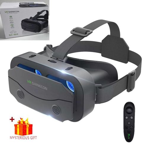 Lunettes Vr 3d,Dispositifs De Casque De Réalité Virtuelle,Lentilles De Casque,Lunettes Intelligentes Pour Smartphones,Téléphone Portable,Jeu Mobile,Ensemble De Visionneuse Viar-With Remote
