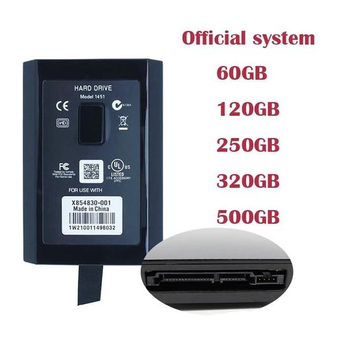 Hdd Interne Mince Console De Jeu Disque Dur Boîtes Pour Microsoft Xbox 360 Mince 320gb 250gb 60gb 120gb 500gb Disque Dur-250gb