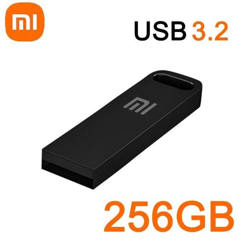 ORE-Xiaomi 2 to métal U disque USB Portable 3.2 clé USB haute vitesse TypeC clé mémoire étanche SSD stockage PC téléphone transfert de données--gun color 256GB