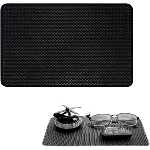 18 X 13 Cm-Tapis Antidérapant Universel Contre La Saleté-Tapis Antidérapant Pour Tableau De Bord De Voiture-Tapis Antidérapant Pour Fixation En Silicone