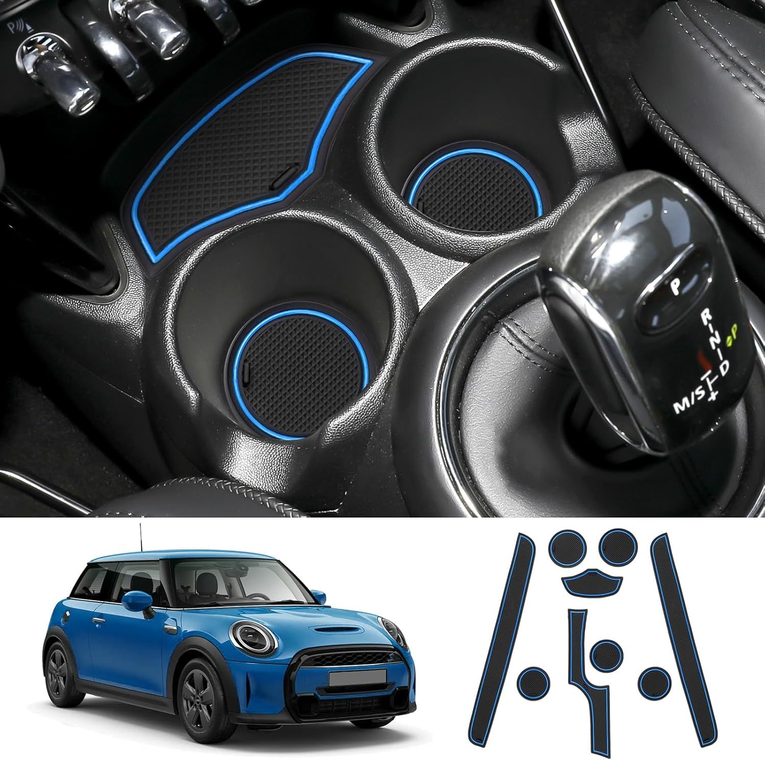 CDEFG Compatible Avec Ford Fiesta MK8 Puma St 2018-2024 Tapis Anti-poussière