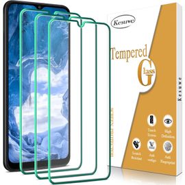 [3 Pièces] Verre Trempé Pour Samsung Galaxy A02s, Galaxy A02, Film Protection Écran Anti Rayures, Ultra Résistant, Dureté 9h, Haut Définition, Sans Bulles
