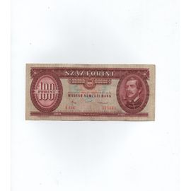 Billet De Banque De Hongrie De 100 Forint -Émission : 30/10/1984 Préfixe B .