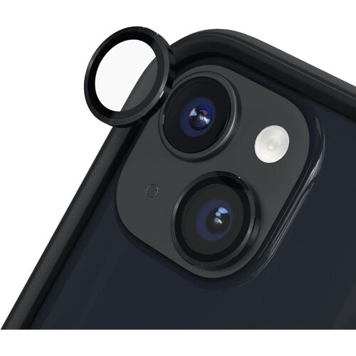 JGD-Protection d'objectif en verre trempé 9H compatible avec [iPhone 15/15 Plus] | Résistance aux chocs et aux rayures, haute clarté, protection anti-éclats, techn anti-buée - Noir