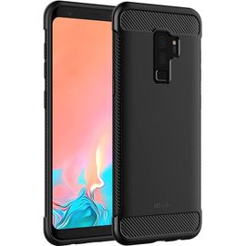 Sskal-Coque Fine Pour Samsung Galaxy S9 Plus,Étui Housse De Téléphone Ultra Mince Anti-Chocs Avec Conception En Fibre De Carbone (Noir)
