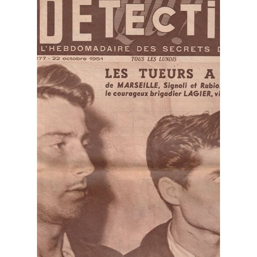 Détective 22 Octobre 1951