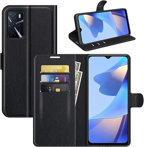 Coque Pour Oppo A16 / A16S / Oppo A54S, Antichoc Portefeuille Étui Housse En Cuir À Rabat Flip Cover Case Avec Silicone Bumper, Porte Carte, Béquille, Boucle Magnétique Pour Oppo A[MAG6204267]