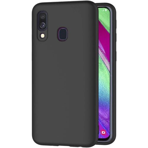 Compatible Avec Samsung Galaxy A40 Coque, Silicone Coque Housse Silicone Etui Case Noir[SHJ41906325]