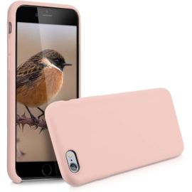 Sskal-Housse Compatible Avec Apple Iphone 6/6s Coque-Housse De Téléphone Protection Souple En Tpu Silicone-Rose Ancien