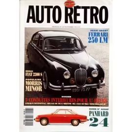 Auto Retro 147 De 1992 Fiat 2300s Ghia,Morris Minor,Ferrari 250 Lm,Mercedes 250 Se,Lincoln Continental,Jaguar Mk2 3.8,Bristol 405,Delage D8 105s,Triumph Dolomite Sprint,Alpine A110,Panhard 24