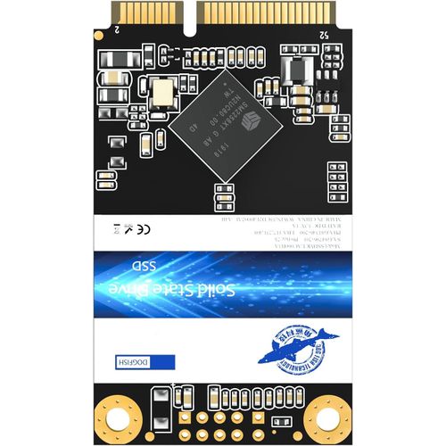 SJZG-Dogfish Disque Ssd Msata 480Go Interne Disque Dur Haute Performance Pour Ordinateur Portable Sata Iii 6Gb / S Comprend Ssd 64Go 120Go 128Go 240Go 256Go 500Go 1To (480Go, Msata)